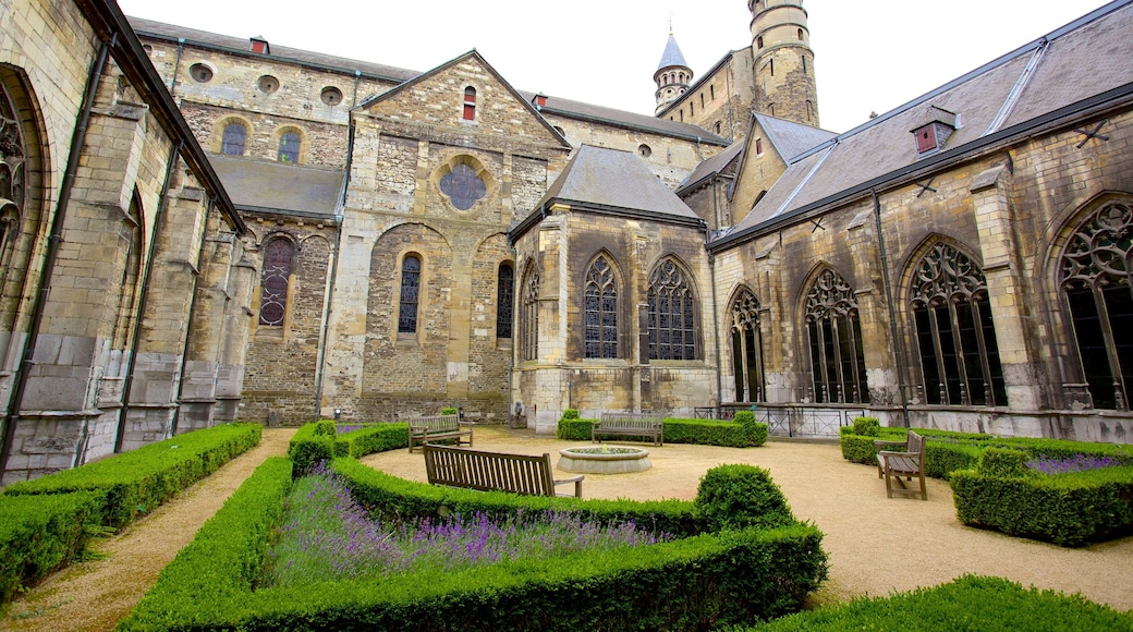 Basilica of Our Lady showing heritage elements, heritage architecture and a square or plaza