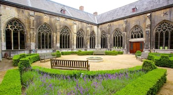 Basiliek van Onze-Lieve-Vrouw toont historisch erfgoed, een kerk of kathedraal en een tuin