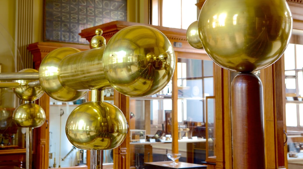 Teylers Museum featuring interior views