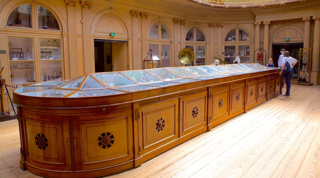 Teylers Museum featuring interior views