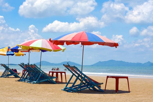 Back Beach which includes a beach and landscape views