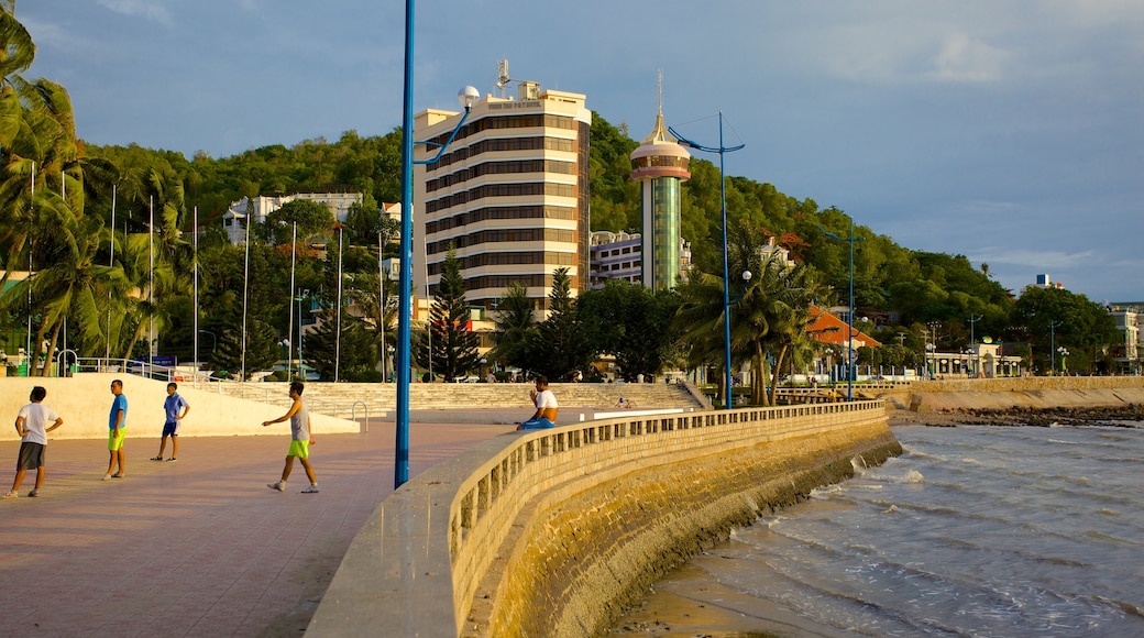 Vung Tau featuring a coastal town and street scenes