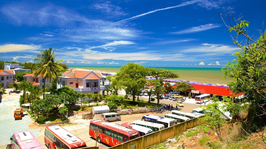 Long Hai Beach which includes tropical scenes and landscape views