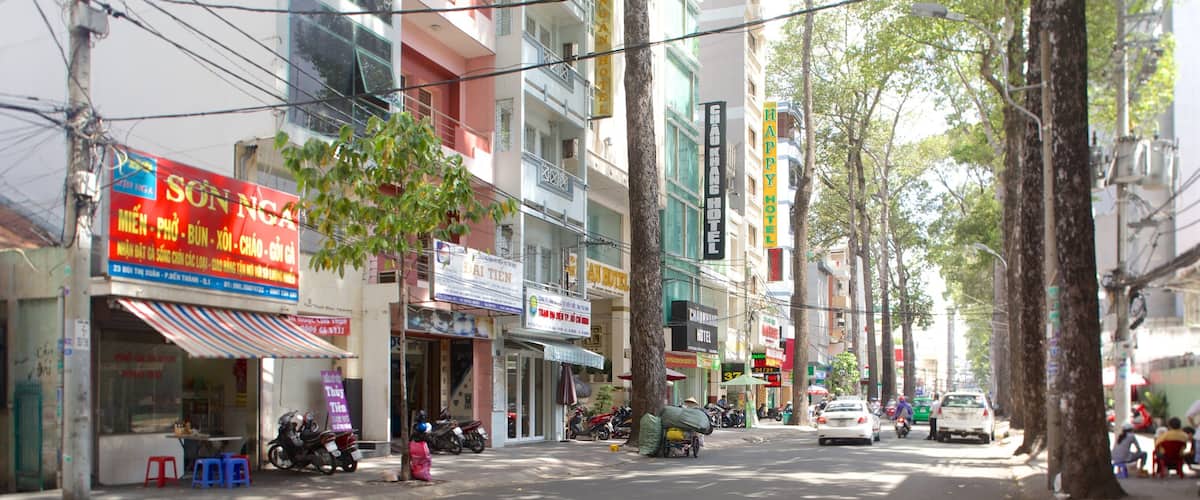 Bui Thi Xuan showing a city and street scenes