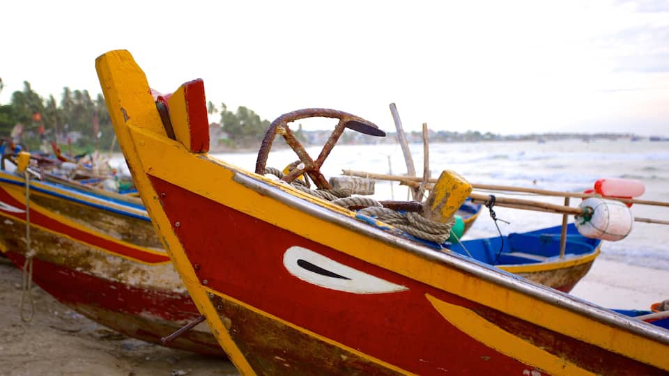 Mui Ne que incluye vistas de una costa y embarcaciones