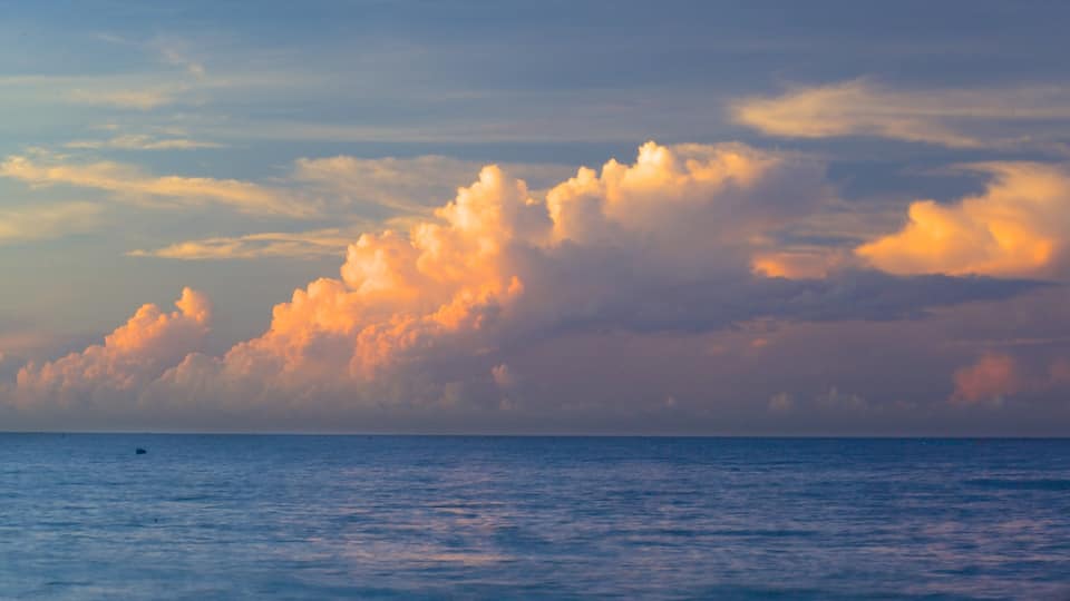 Mui Ne ofreciendo un atardecer y vistas de una costa