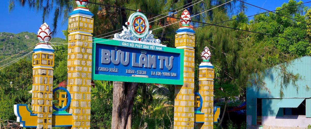 Long Hai featuring signage