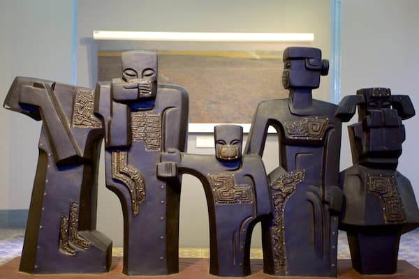 Museum of Fine Arts showing interior views and art