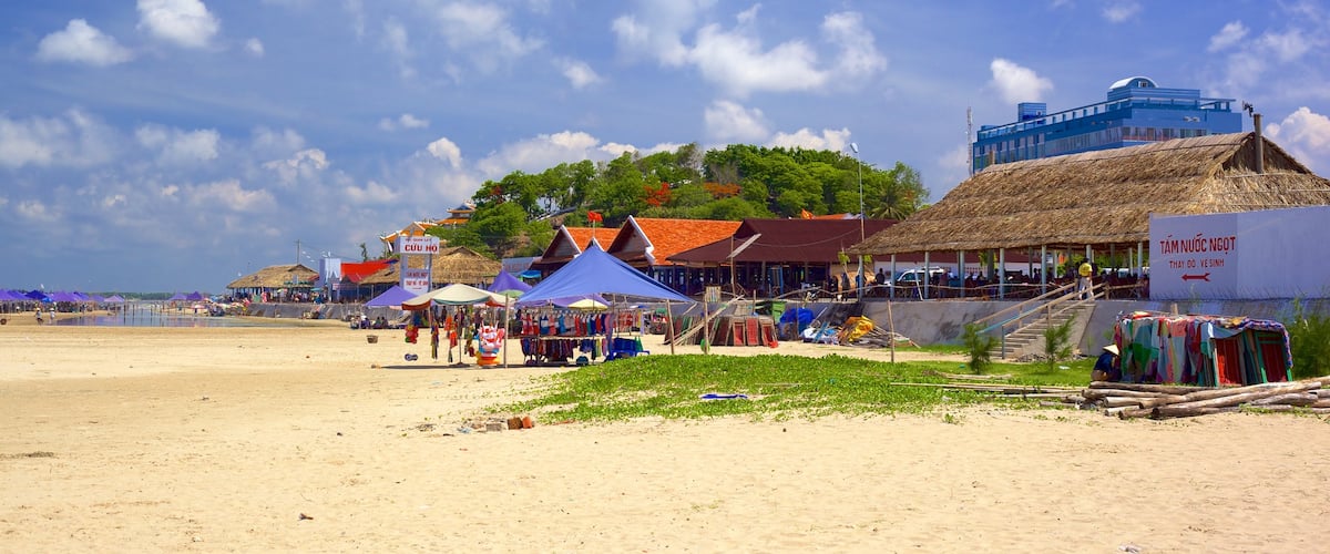 Long Hai Beach showing a sandy beach