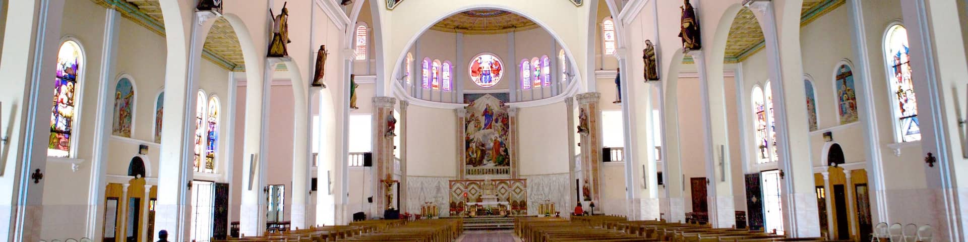 Iglesia Don Rua showing interior views, a church or cathedral and religious aspects