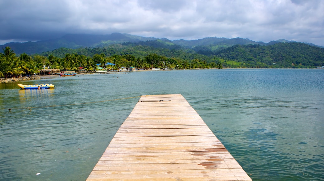 Omoa showing general coastal views and landscape views