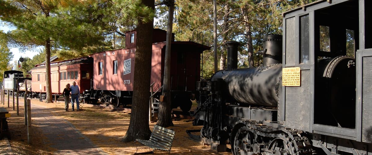 Rhinelander showing railway items