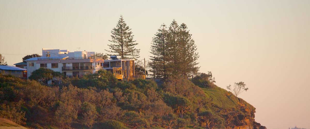 Shelly Beach which includes general coastal views