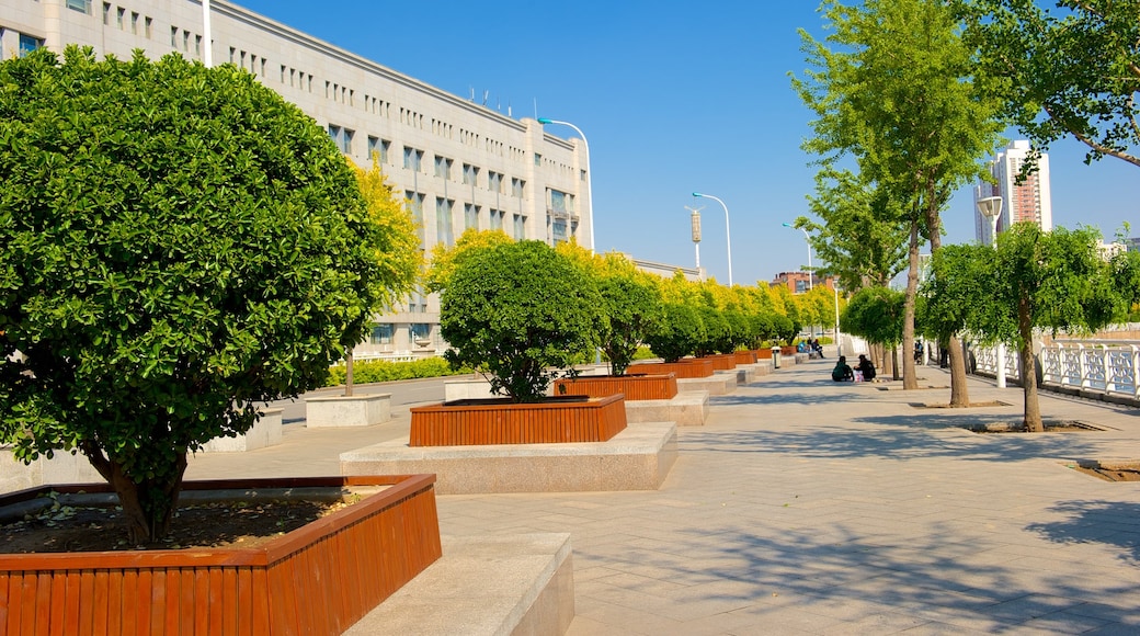 Tianjin mit einem Straßenszenen