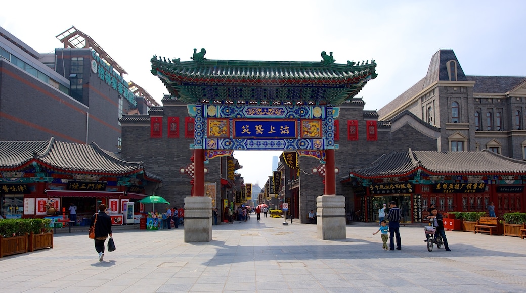 Ancient Culture Street showing a monument and a square or plaza