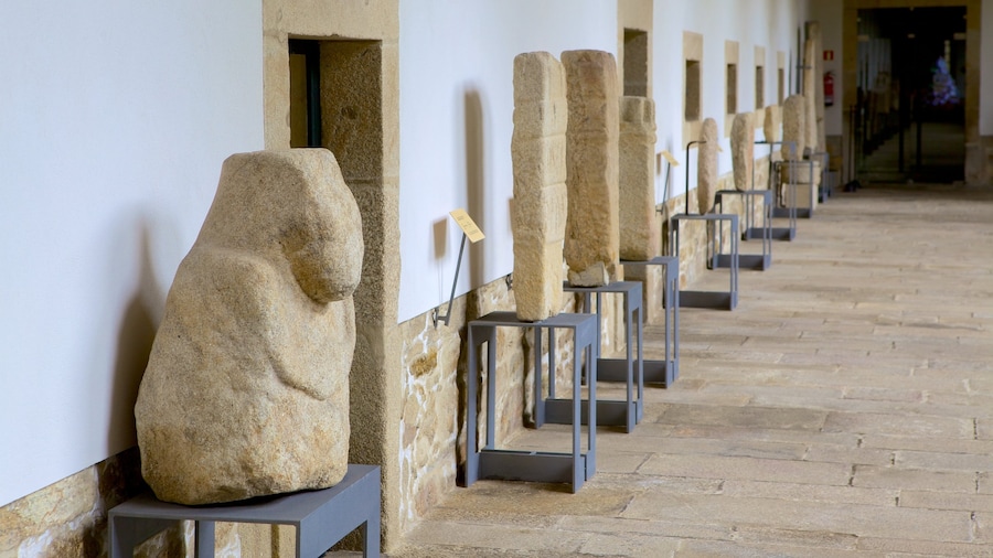 Museum of the Galician People featuring interior views and art