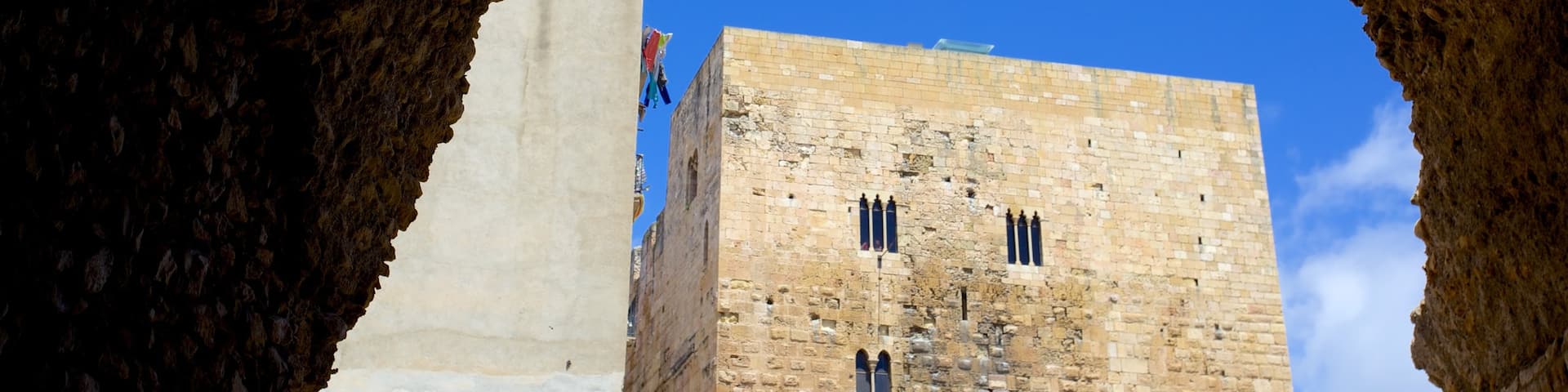 Tarragona Roman Wall which includes heritage elements