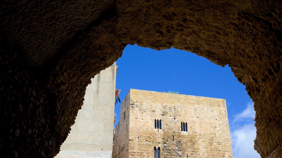 Tarragona Roman Wall which includes heritage elements