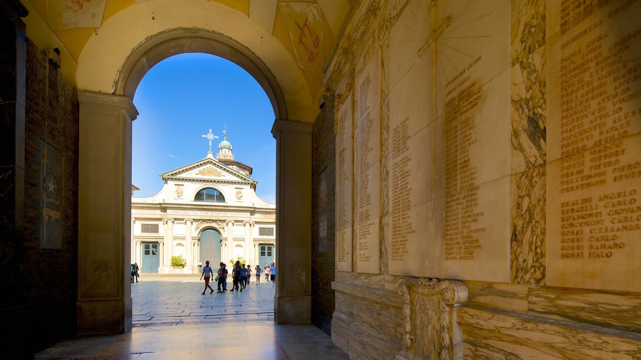 San Vittore Basilica which includes interior views, a church or cathedral and religious elements