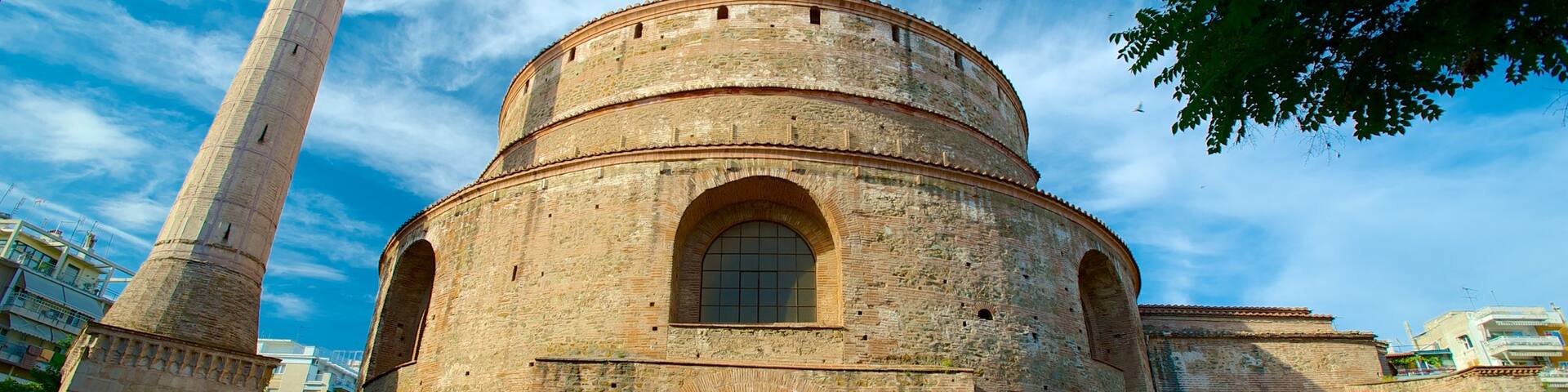 Thessalonique montrant vues et patrimoine architectural