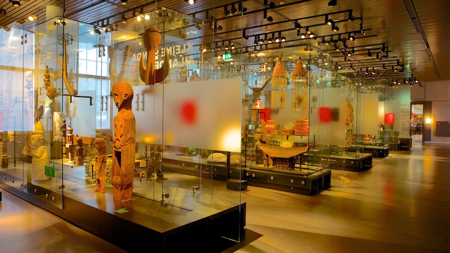 National Museum of Ethnology featuring interior views