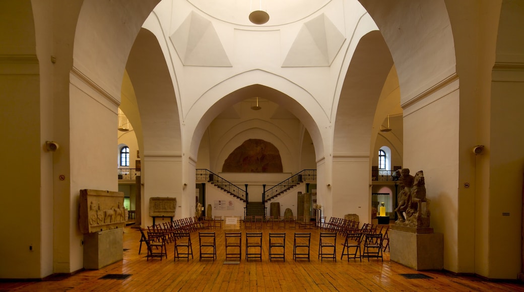 Museo Arqueológico mostrando vistas interiores