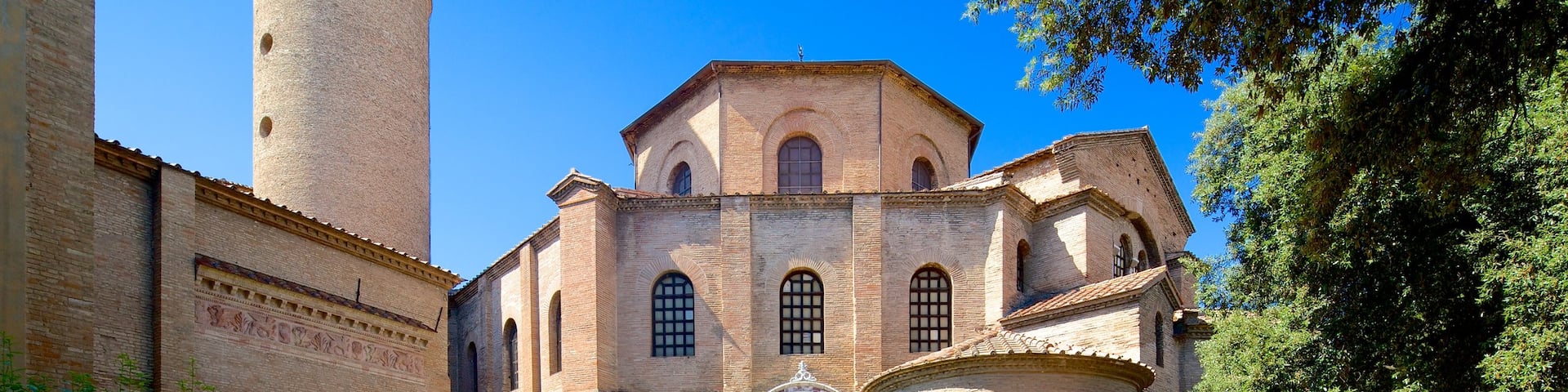 Basilica of San Vitale featuring a church or cathedral