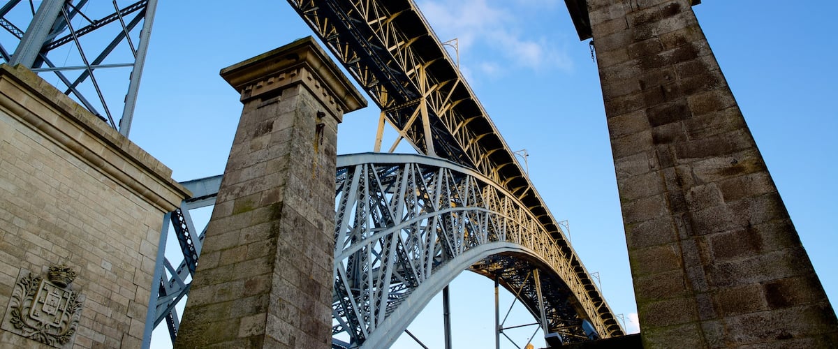Dom Luis I Bridge showing a bridge