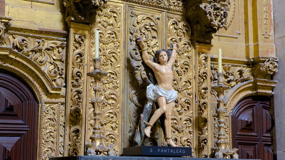 Cathédrale de Porto mettant en vedette aspects religieux, église ou cathédrale et vues intérieures