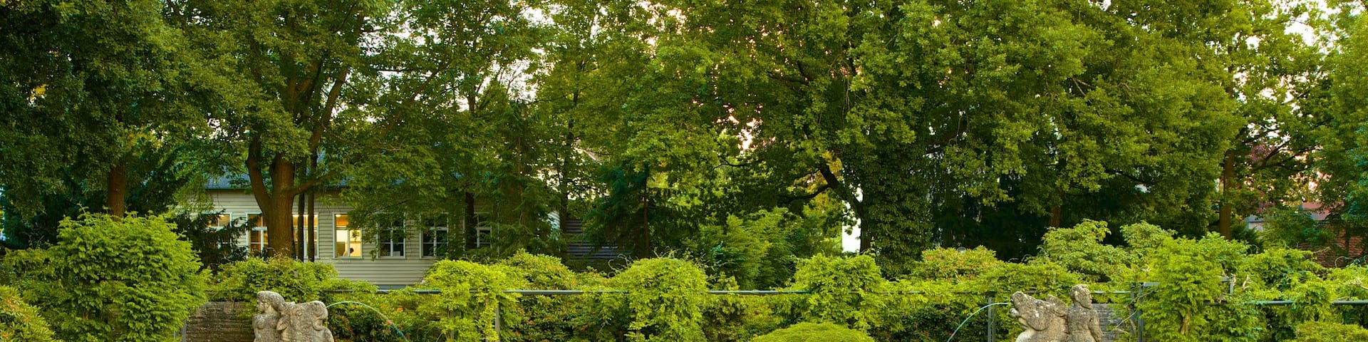 Jardín de rosas de Berna que incluye una fuente, un estanque y un parque