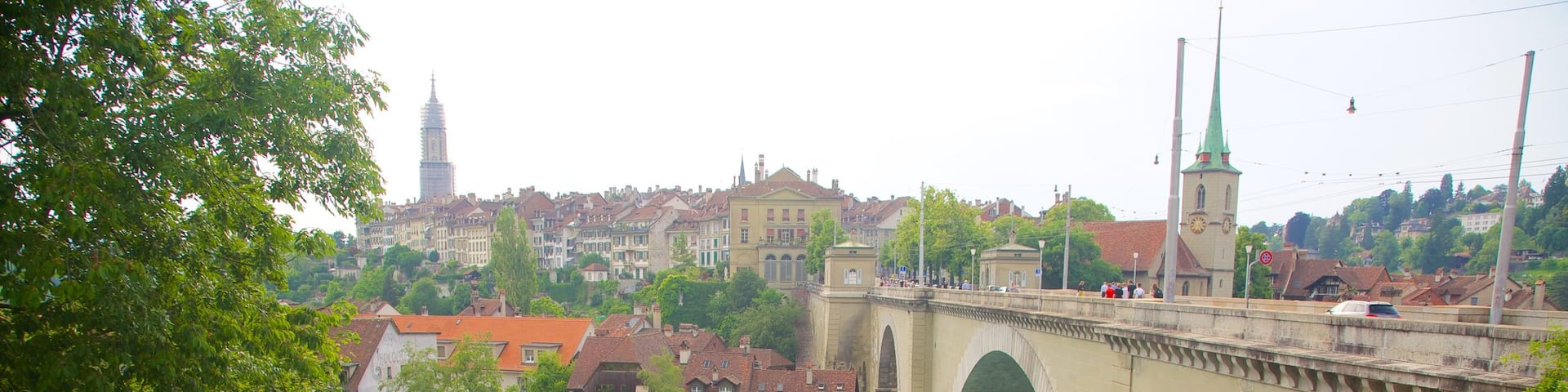 Bear Pits which includes a small town or village, a bridge and a river or creek