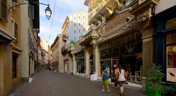Vevey which includes street scenes