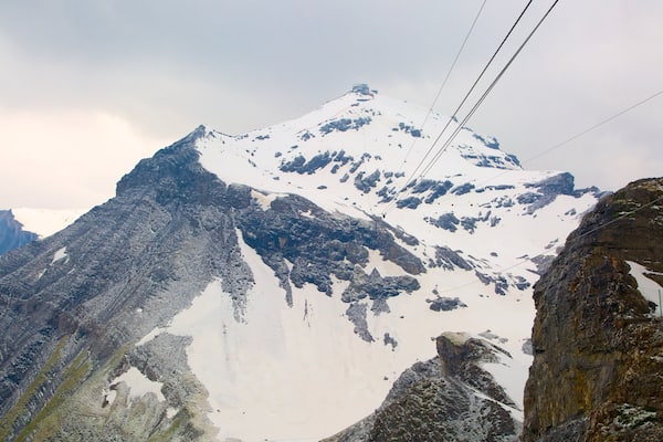 Schilthorn welches beinhaltet Berge und Schnee