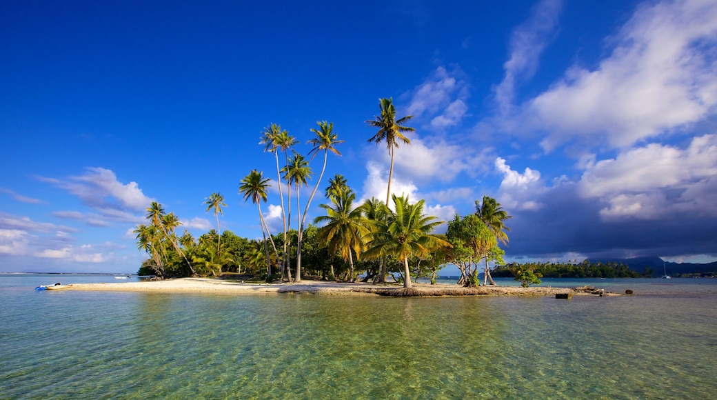 Tahiti mit einem Inselansicht