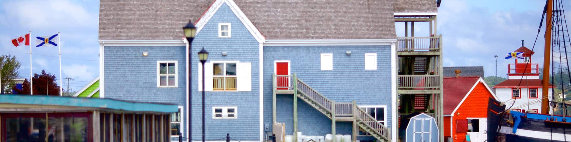 Pictou showing a house and general coastal views