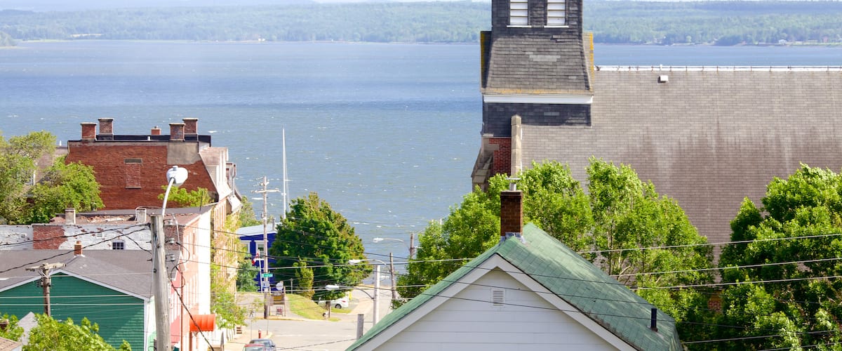 Pictou featuring general coastal views and landscape views