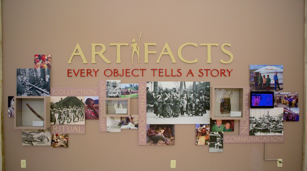 Buffalo Videnskabelige Museum og byder på interiør og skiltning