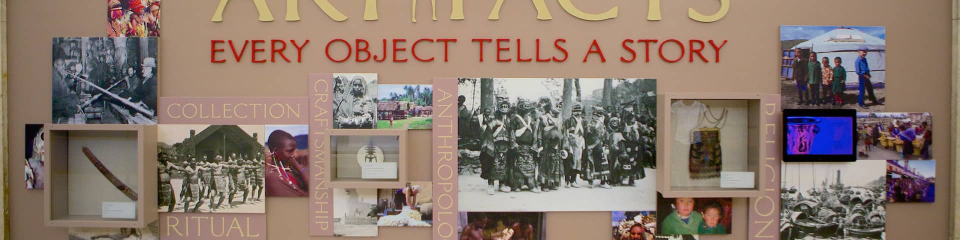 Buffalo Museum of Science showing signage and interior views