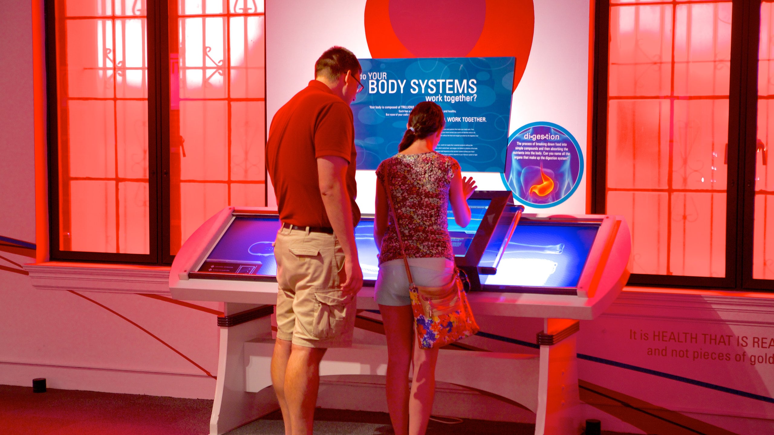 Buffalo Museum of Science showing interior views as well as a couple