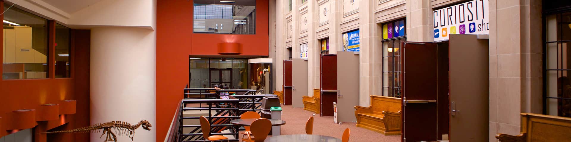 Buffalo Museum of Science showing interior views