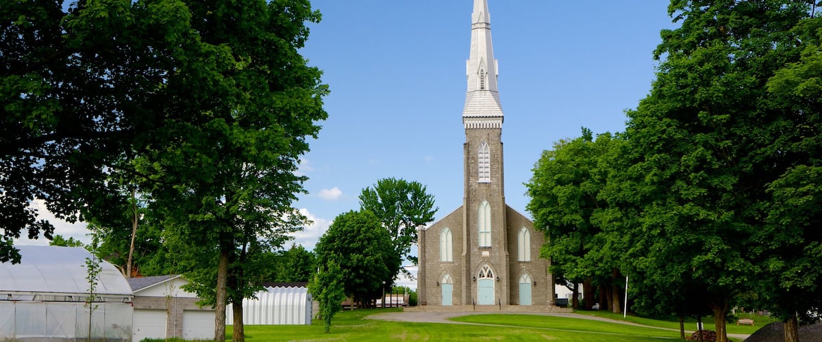 Westport featuring a church or cathedral and religious elements