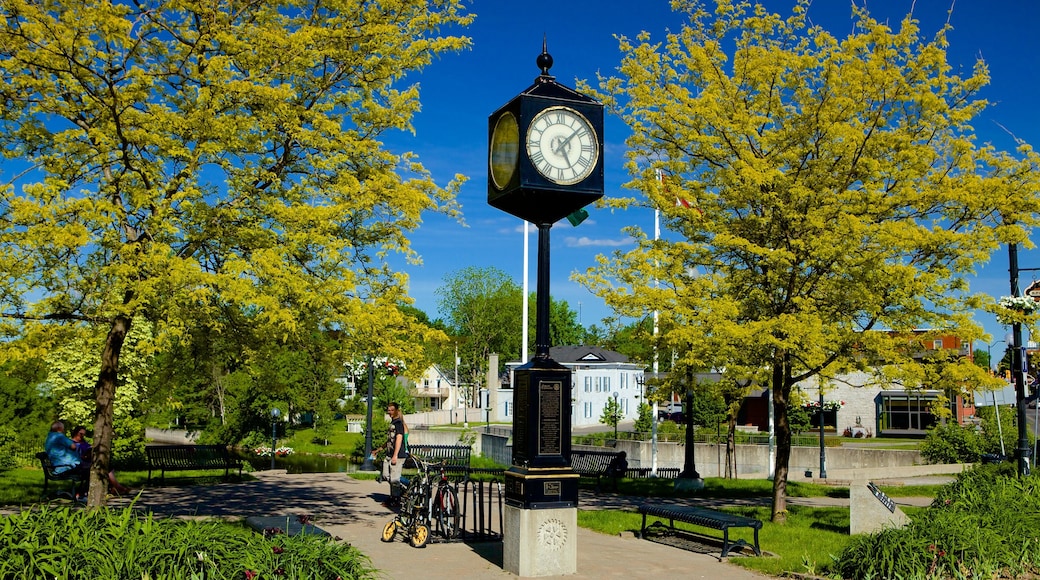 Kemptville toont een park