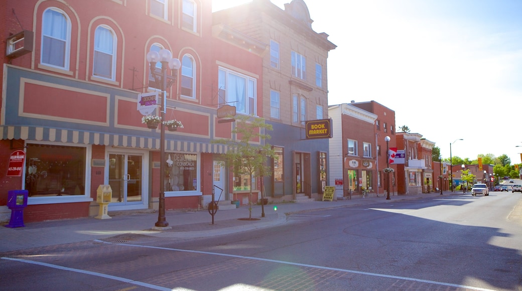 Kemptville que incluye una pequeña ciudad o pueblo y escenas urbanas