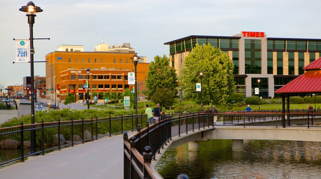 Sherbrooke which includes a bridge