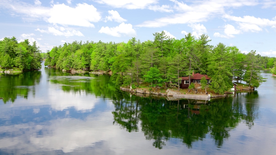 St. Lawrence Islands National Park featuring forests and a river or creek
