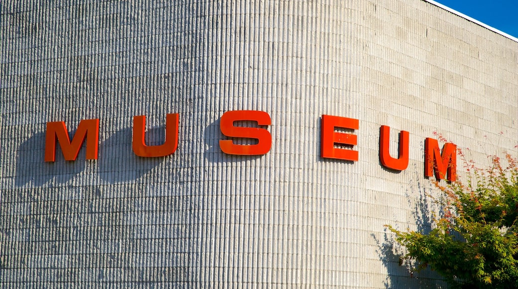 Okanagan Heritage Museum featuring signage