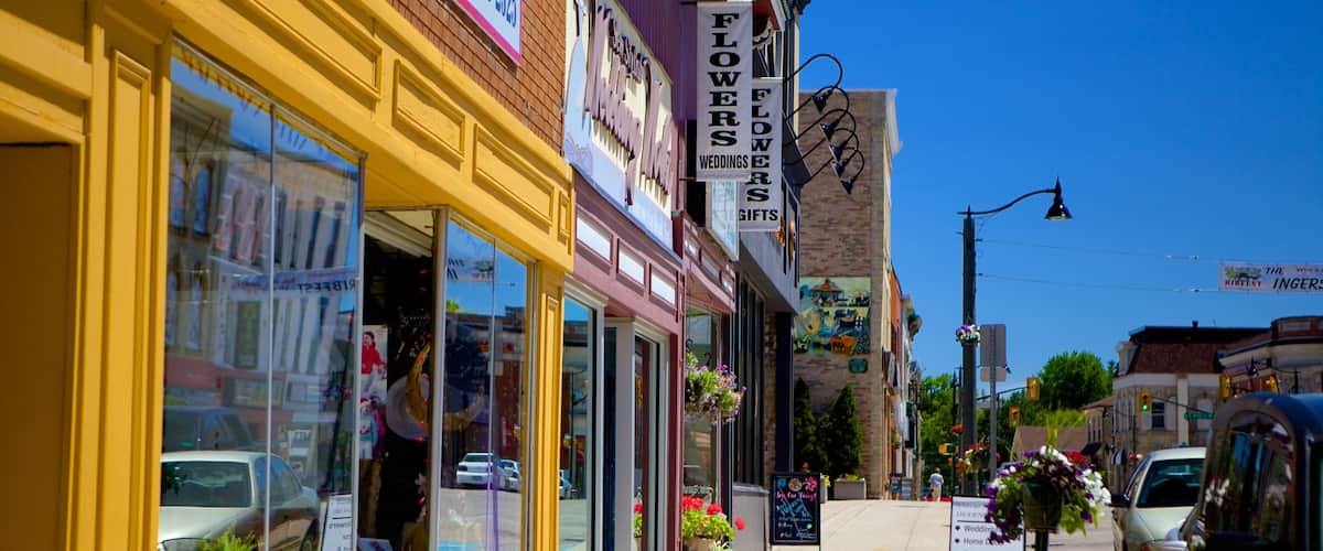 Ingersoll qui includes scènes de rue et petite ville ou village
