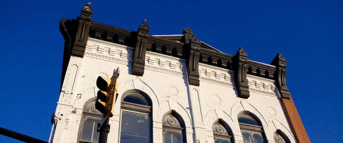 Orillia which includes heritage architecture