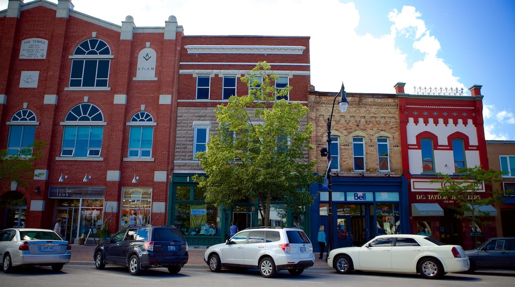 Collingwood showing heritage architecture and street scenes