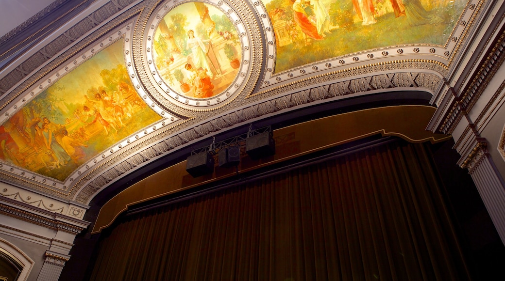 Grand Theatre showing theatre scenes and interior views